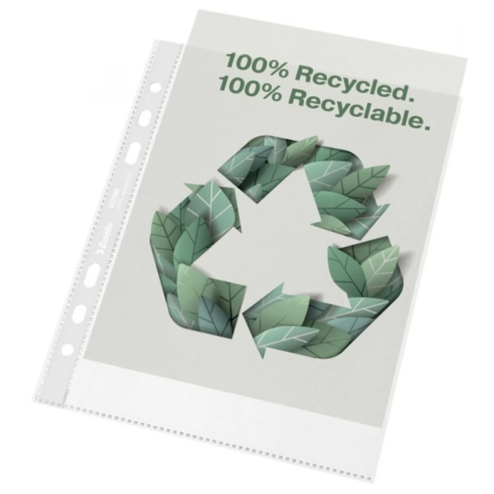 ESSELTE 627495 Recycled A5 narancsos 100db lefűzhető genotherm