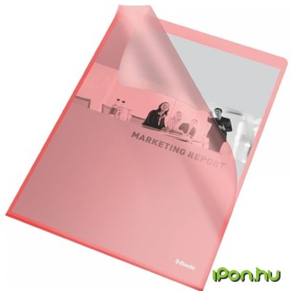 ESSELTE Genotherm L A4 105 mikron narancsos felület Standard piros