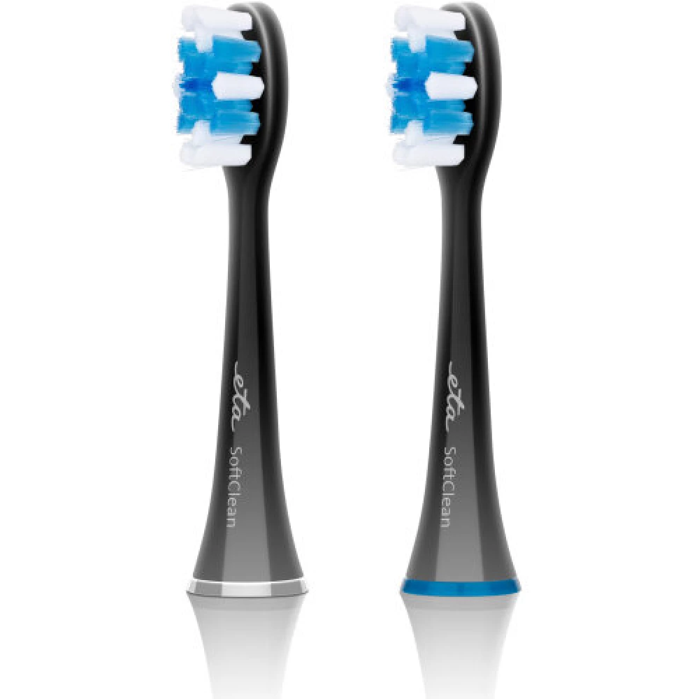 ETA 0707 90600 Tartalék fogkefe pótfej SoftClean 2 db fekete
