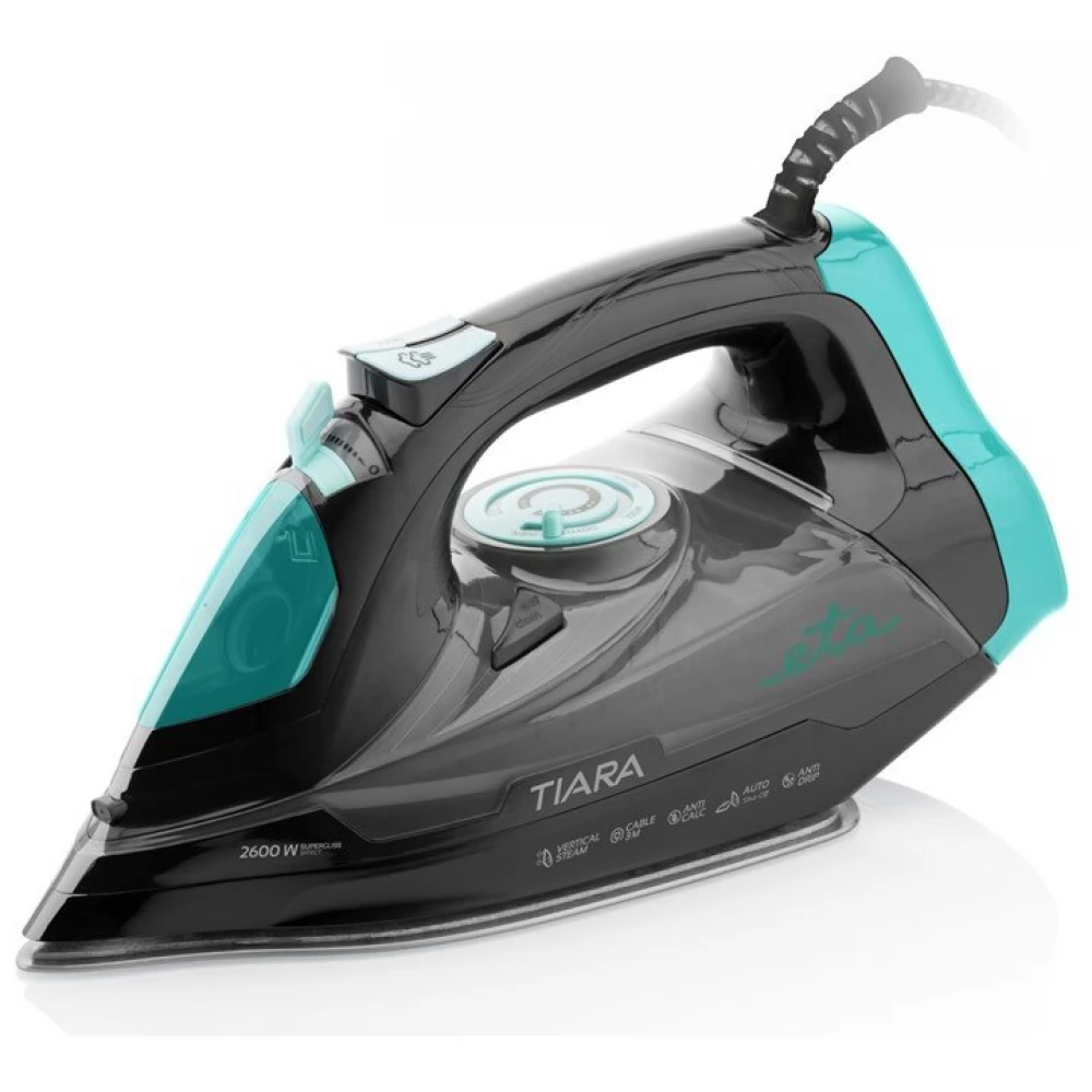 ETA 3269 90000 Tiara II Vasaló gőzölős 2600 W 450 ml fekete / kék
