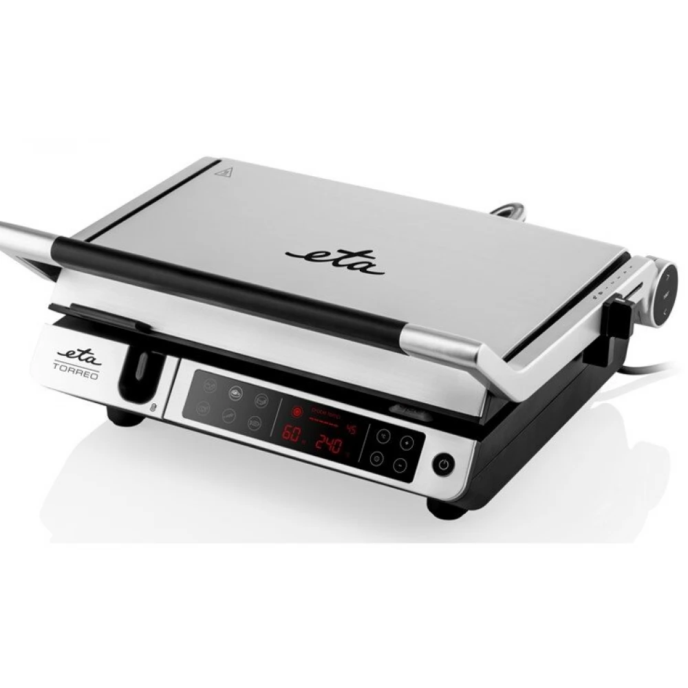 ETA 7155 90000 Torreo Kontakt grill 2000 W ezüst / fekete