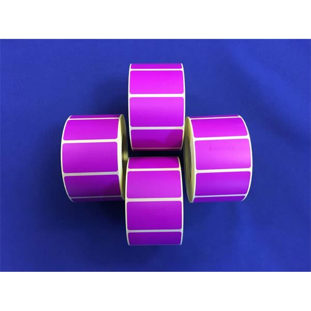 Etikett thermo 25x45 mm 1000 etikett/tekercs lila