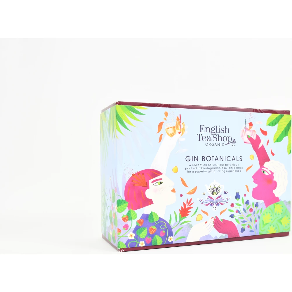 ETS Ets 12 bio gin fűszer teaválogatás gin partyhoz selyempiramis 24 g