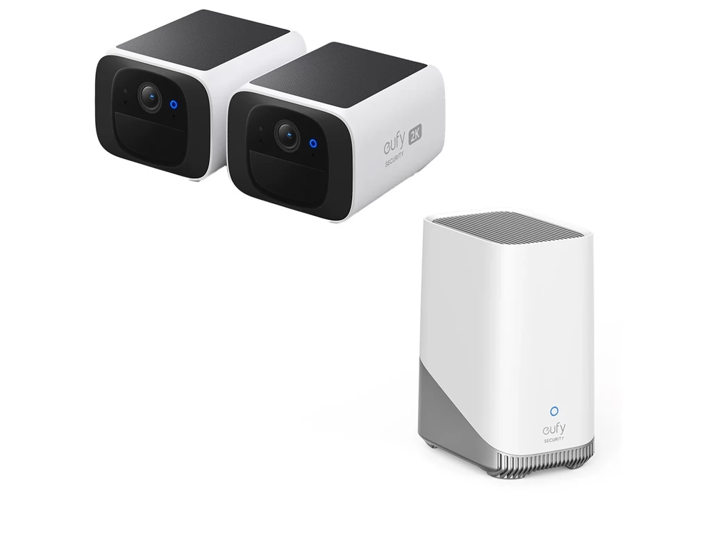 EUFY S220 soloCam (Solar 2K) 2 db kamera + Homebase3 EU csomag