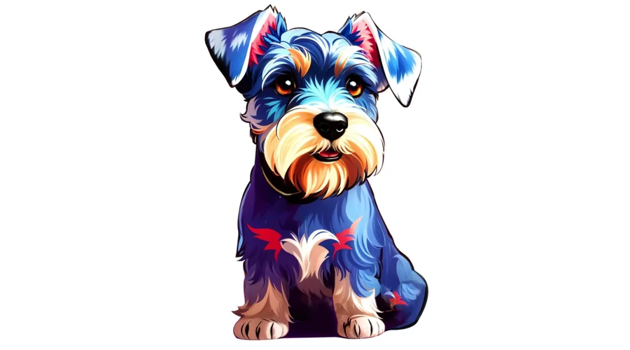 EUREKA PUZZLES Fa puzzle játék 200 darabos Schnauzer