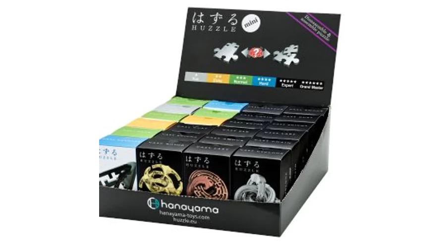 EUREKA PUZZLES Mini huzzle ördöglakat display 24 darabos