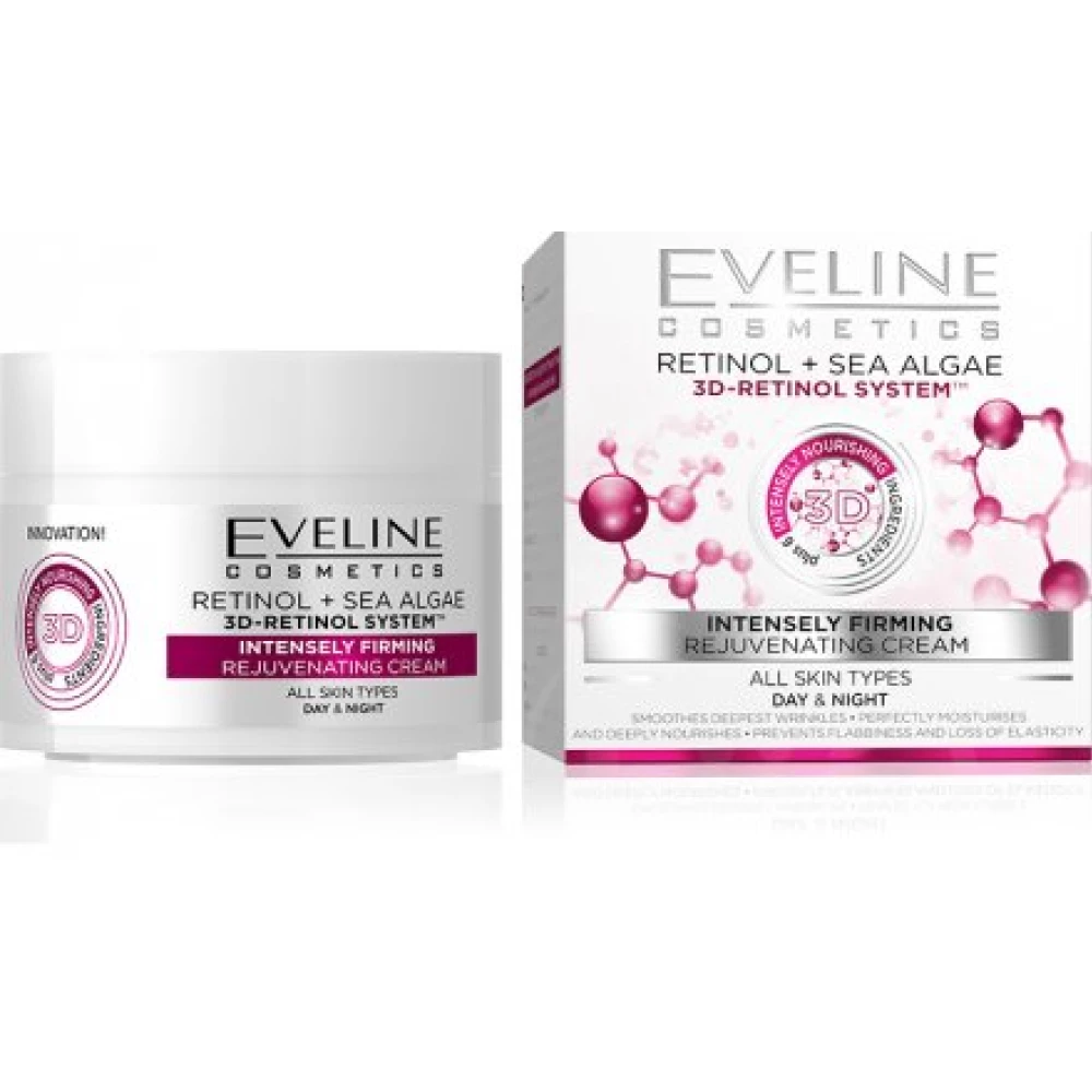Eveline 3d retinol intenzív feszesítő arckrém 50 ml