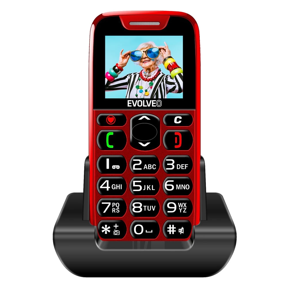 EVOLVEO EasyPhone EP-501 piros