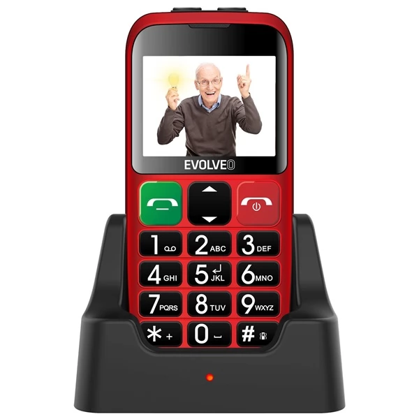 EVOLVEO EasyPhone ET EP-851 piros