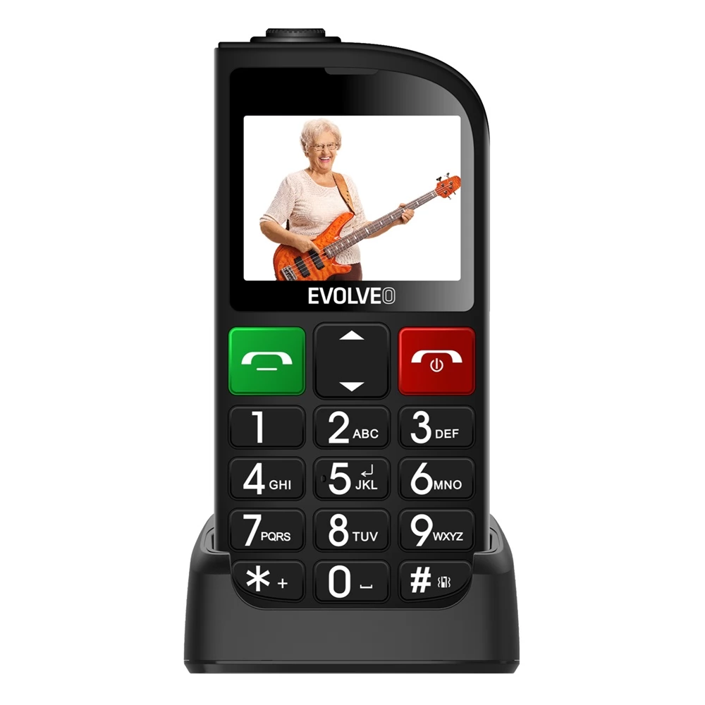 EVOLVEO EasyPhone FL EP-801 fekete
