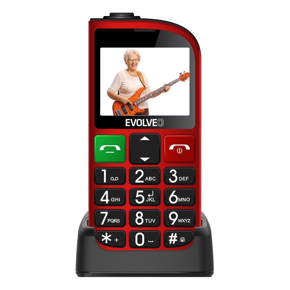 EVOLVEO EasyPhone FL EP-801 piros
