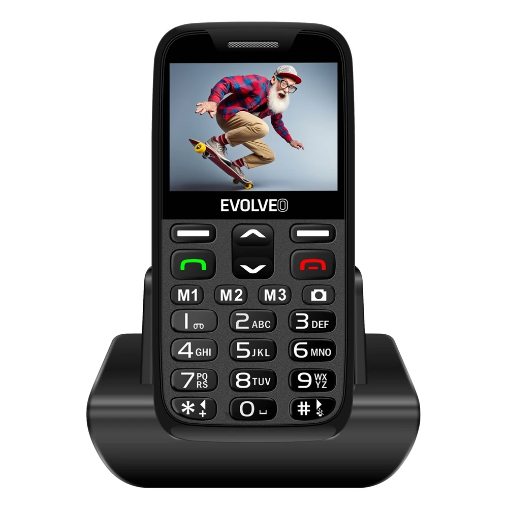 EVOLVEO EasyPhone XR EP-601 fekete