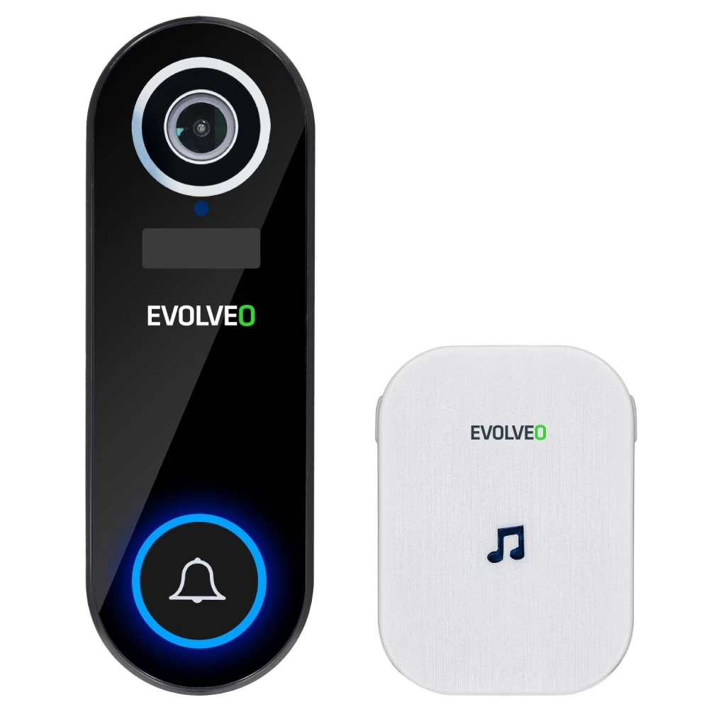 EVOLVEO Ringo DB2 - vezeték nélküli intelligens video csengő + aljzat csengő