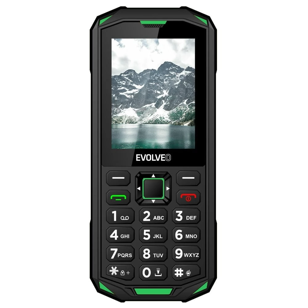 EVOLVEO StrongPhone X5 fekete-zöld