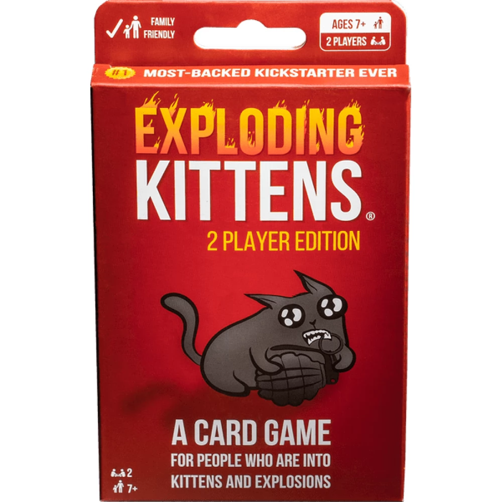 Exploding Kittens 2 player edition kártyajáték