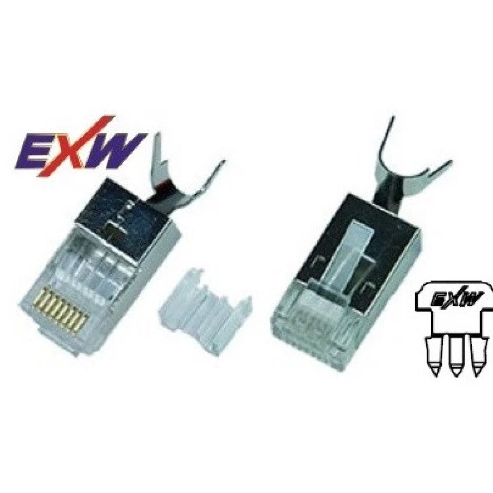 EXW UTP Csatlakozó Átlátszó 3cm 10539