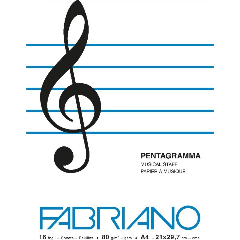 FABRIANO 21x29.7cm 16 lap hangjegyfüzet