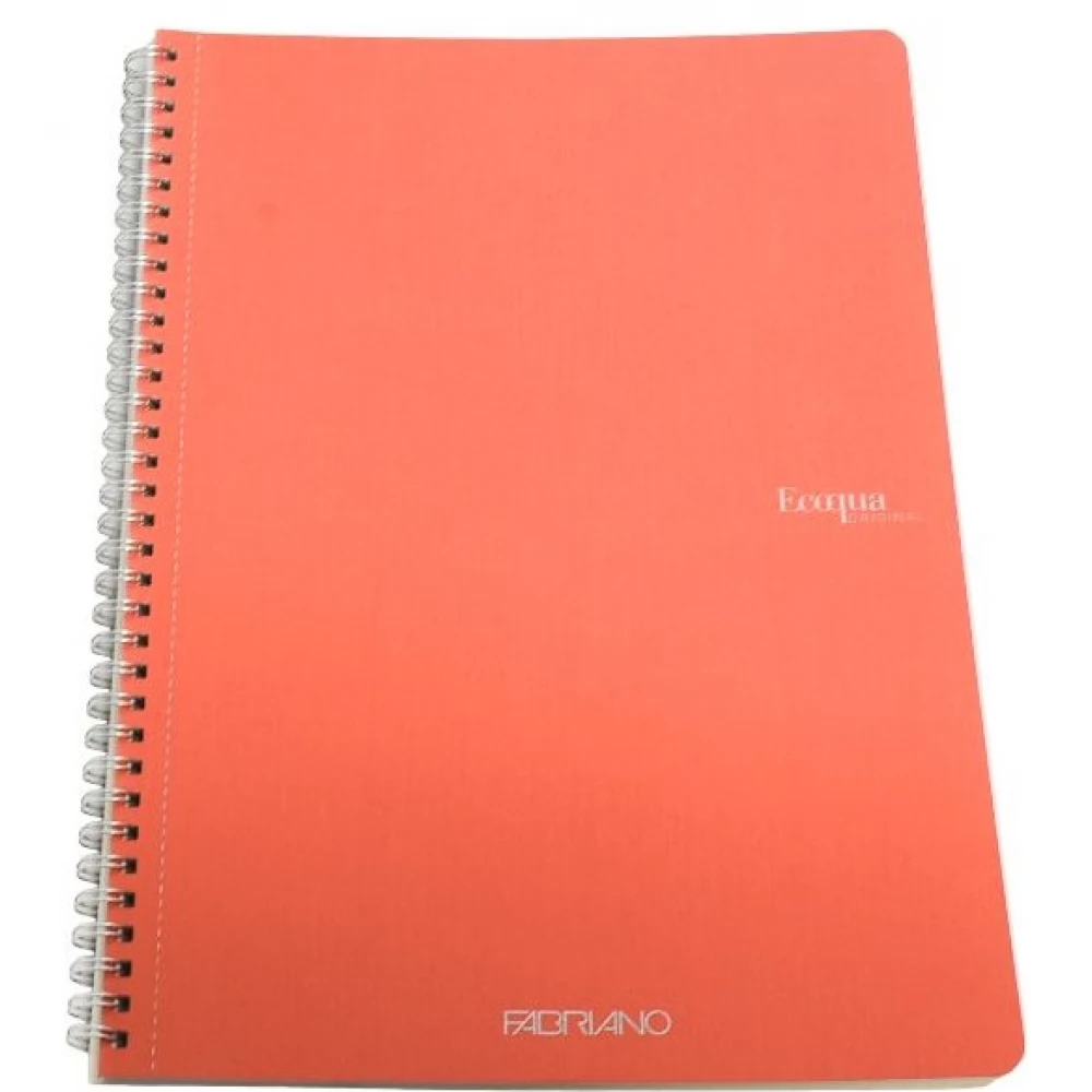 FABRIANO Ecoqua A4 70 lapos kockás spirálfüzet rózsaszín