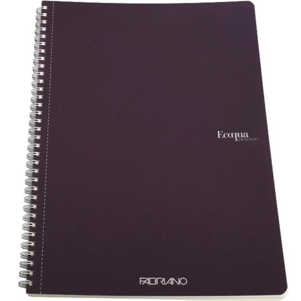 FABRIANO Ecoqua A4 70 lapos vonalas spirálfüzet lila