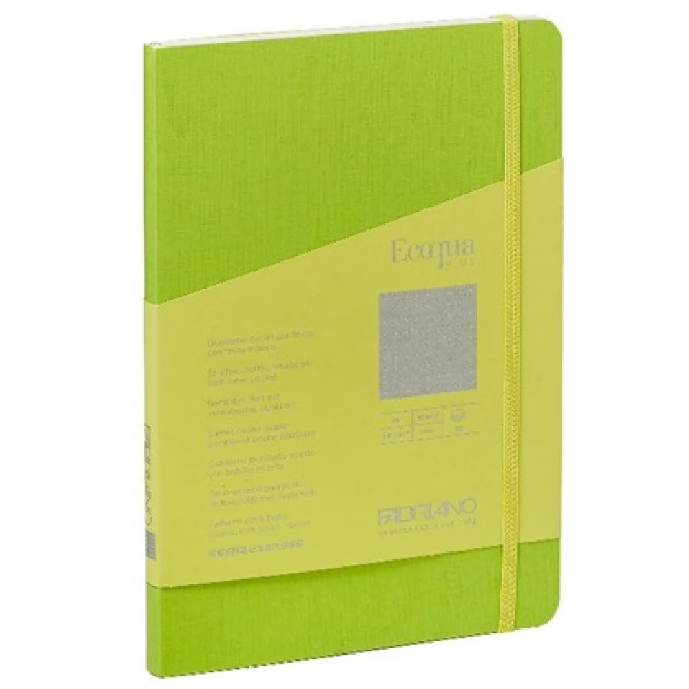 FABRIANO Ecoqua Plus A5 80 lapos pontozott notesz világoszöld