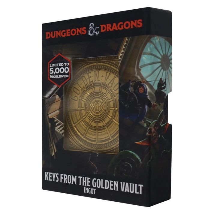 FANATTIK Dungeons & Dragons Limited Edition Keys From The Golden Vault emléktábla