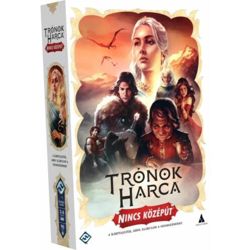 FANTASY FLIGHT GAMES Trónok harca - Nincs középút társasjáték
