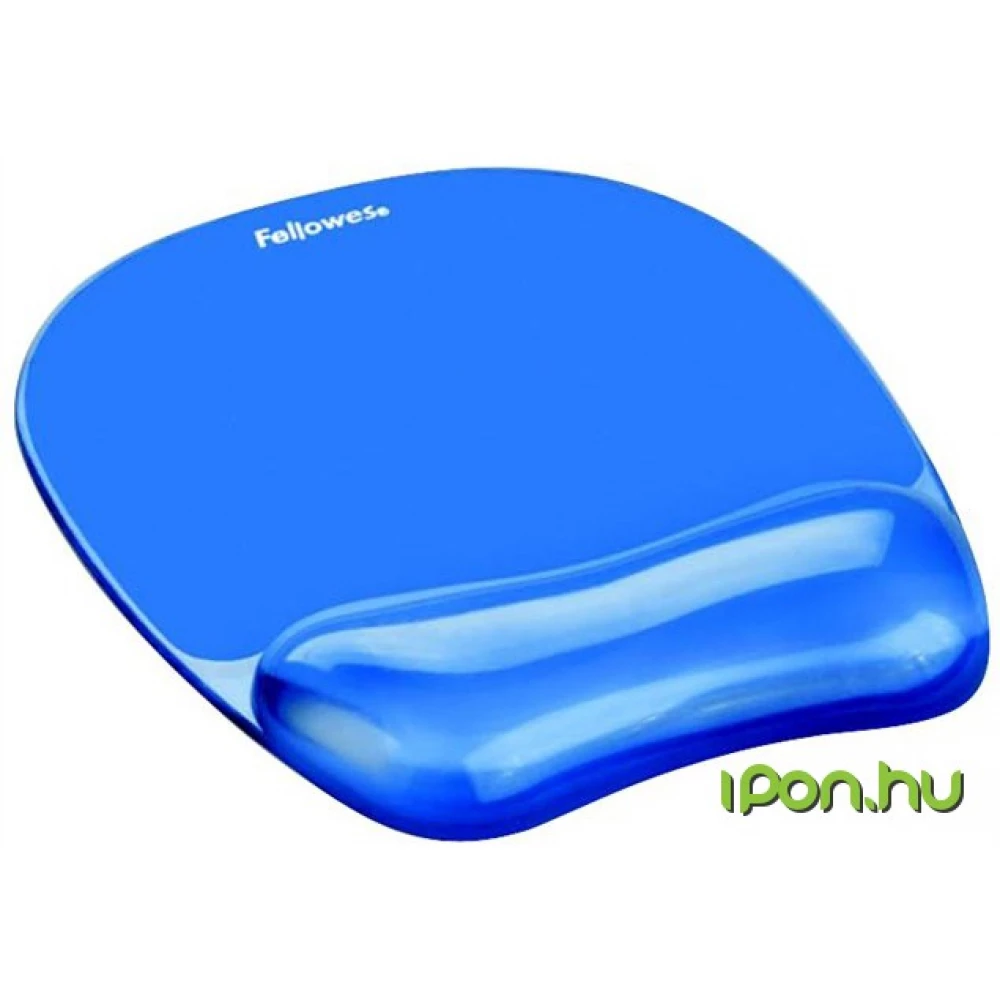 FELLOWES Crystal Gel egéralátét csuklótámasszal kék