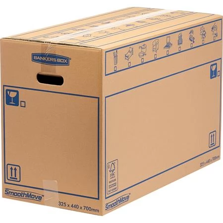 FELLOWES Költöztető doboz 44x32.5x70 cm SmoothMove Everyday