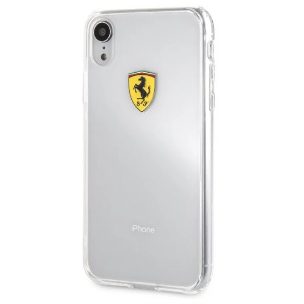 FERRARI Kemény hátlap tok iPhone XR átlátszó