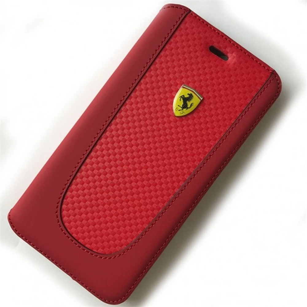 FERRARI Pit Stop kinyitható tok iPhone 7 Plus piros