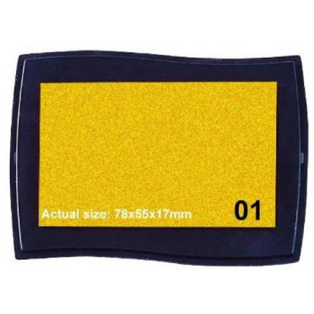Festékpad sárga 78x55x17mm