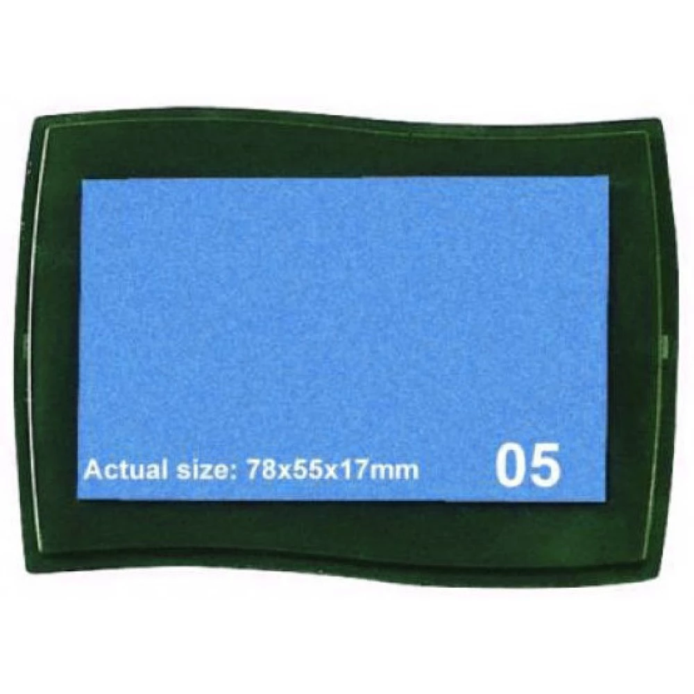 Festékpad türkiz 78x55x17mm