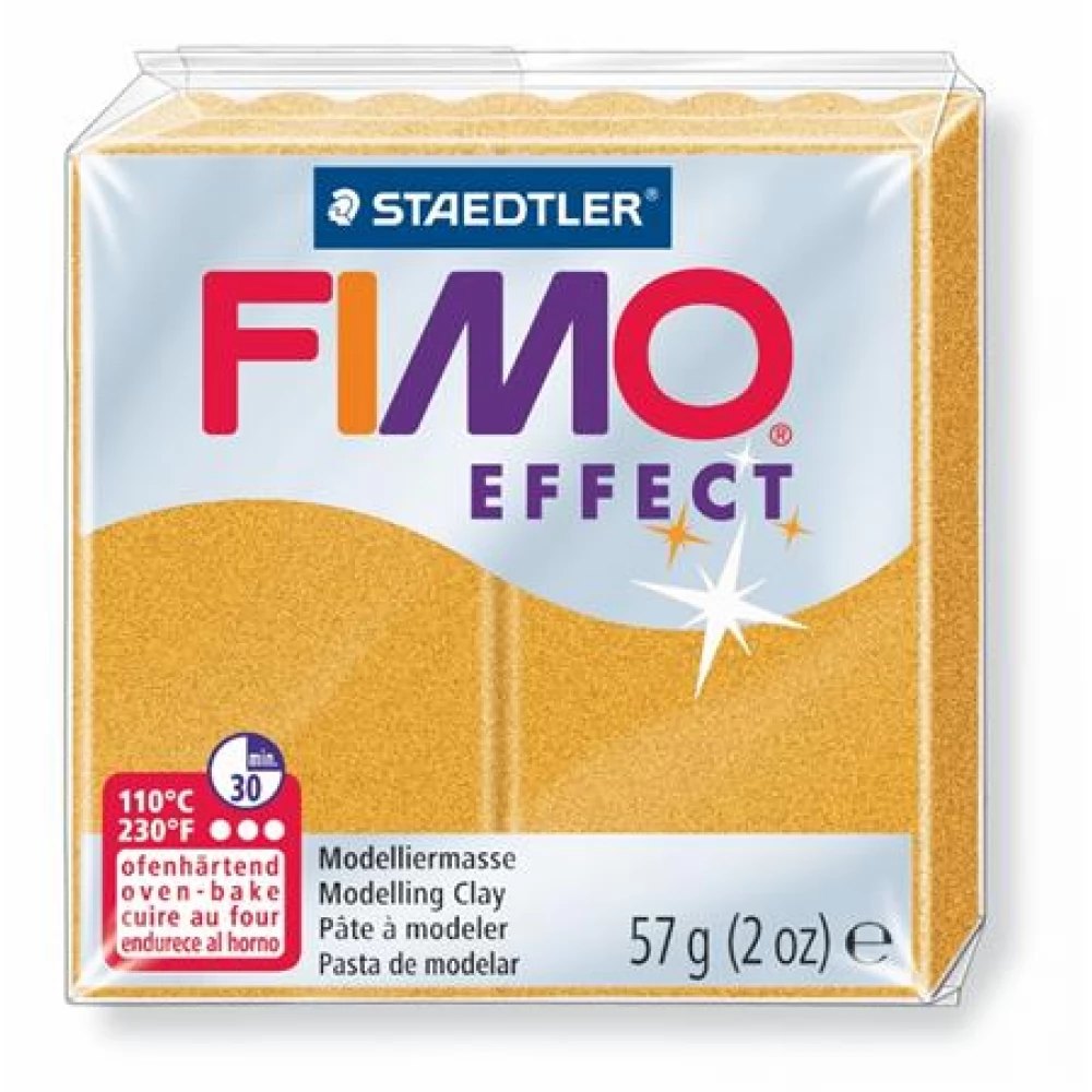 FIMO Effect Gyurma égethető 57 g metál arany