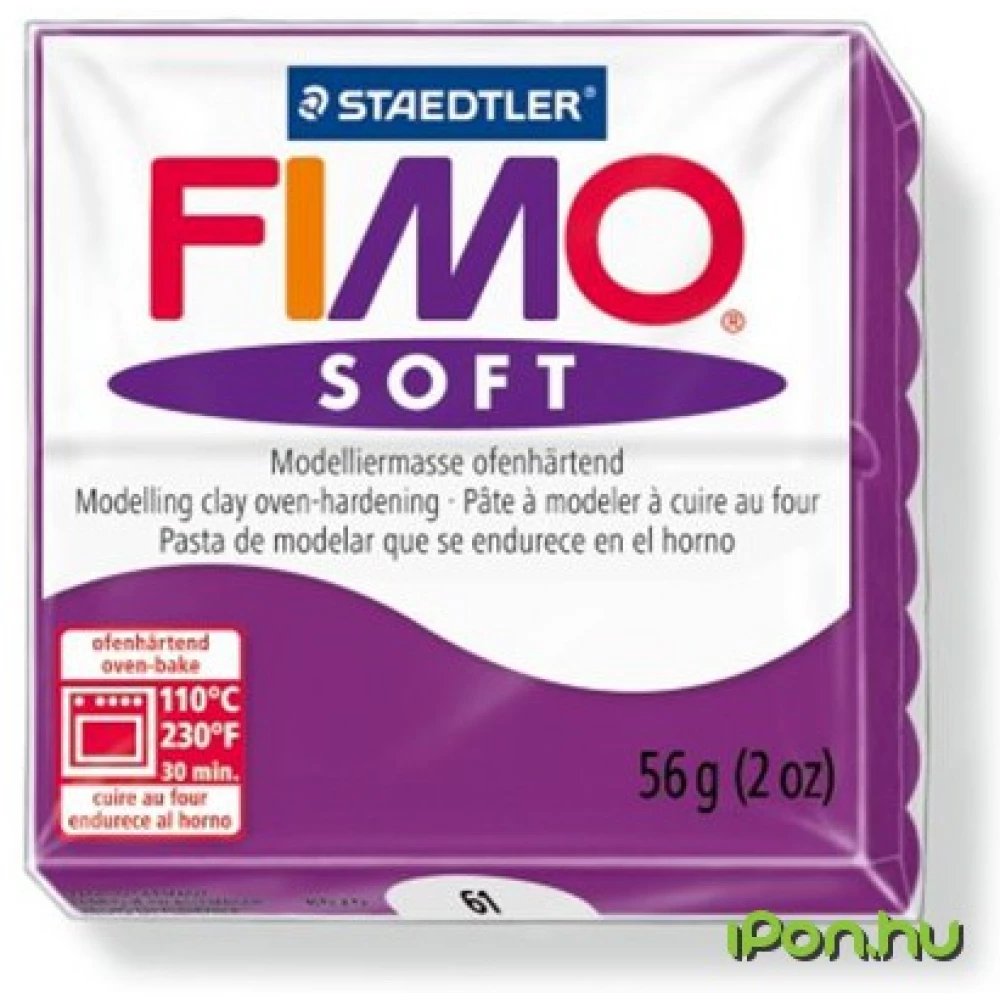 FIMO Gyurma 56 g kiégethető Soft bíborlila