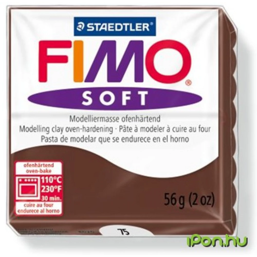FIMO Gyurma 56 g kiégethető Soft csokoládé