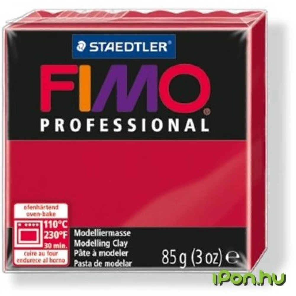FIMO Gyurma 85 g kiégethető Professional kármin