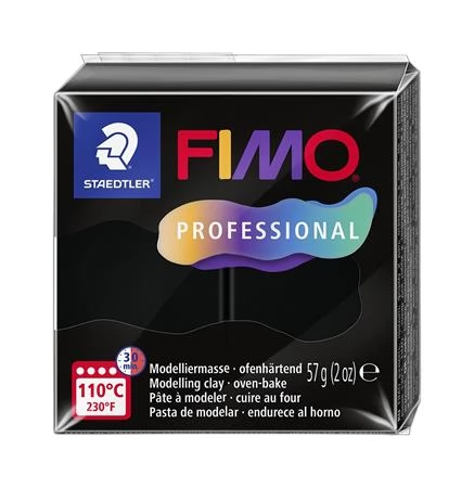 FIMO Professional Gyurma 57g égethető fekete