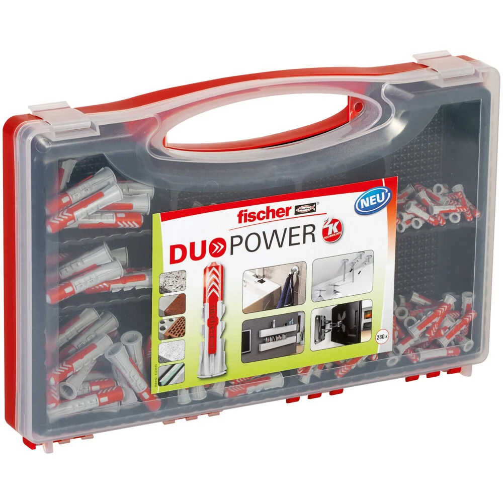 FISCHER 535973 Red-Box DuoPower dübel csomag (280 db-os)