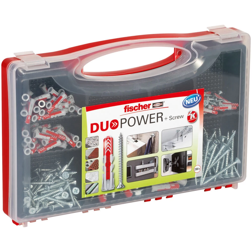 FISCHER 536091 Red-Box DuoPower + csavarok (140 db-os)