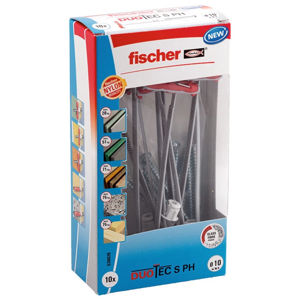 FISCHER 539026 DUOTEC 10 S PH LD 10 db