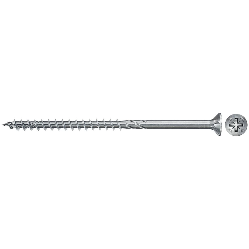 FISCHER 670512 PowerFast II FPF II CZP 6.0x300 BC 50 süllyesztett fejű forgácslapcsavar