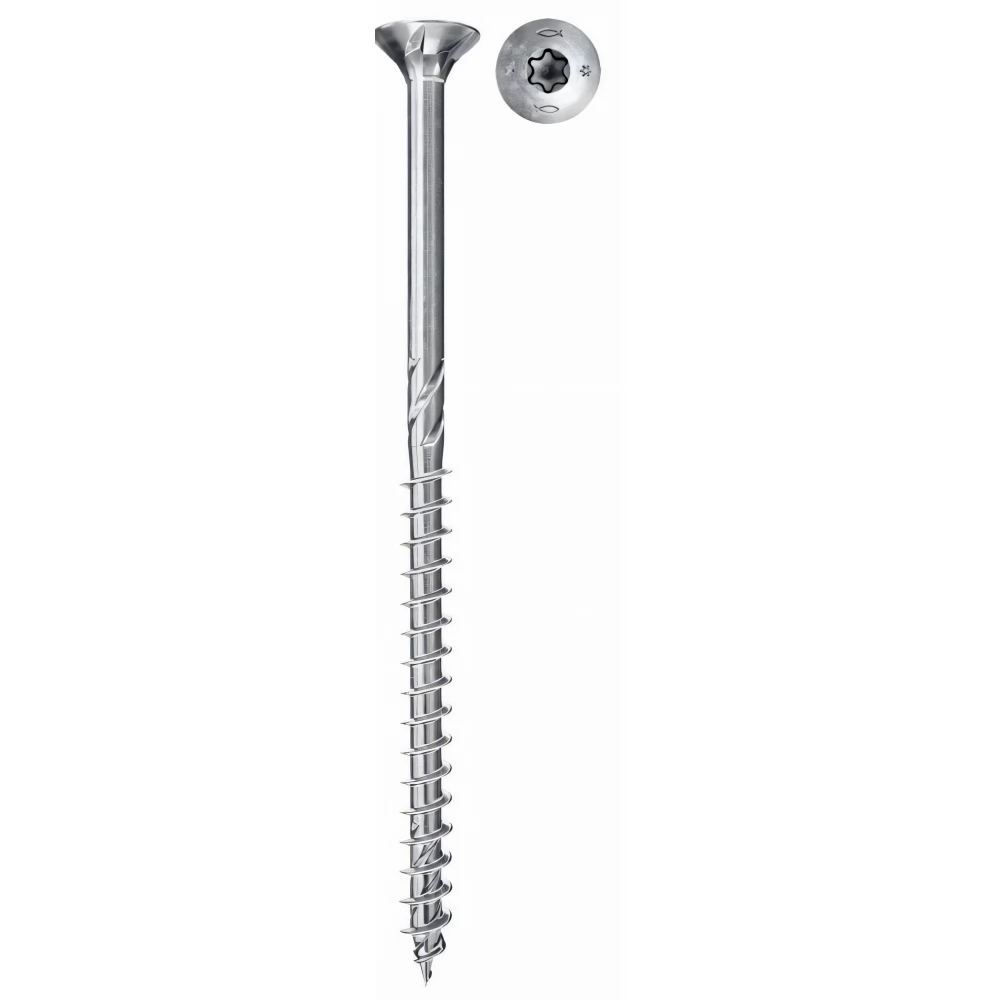 FISCHER 670692 PowerFast II FPF II CTP 6.0X140 BC 50 süllyesztett fejű forgácslapcsavar