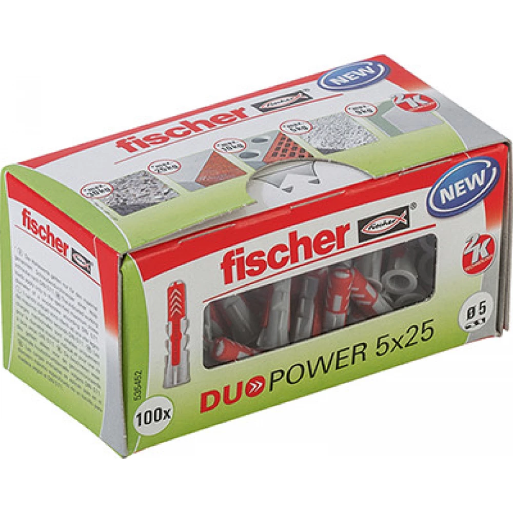 FISCHER DUOPOWER 5x25 LD Dübel (100 db-os)
