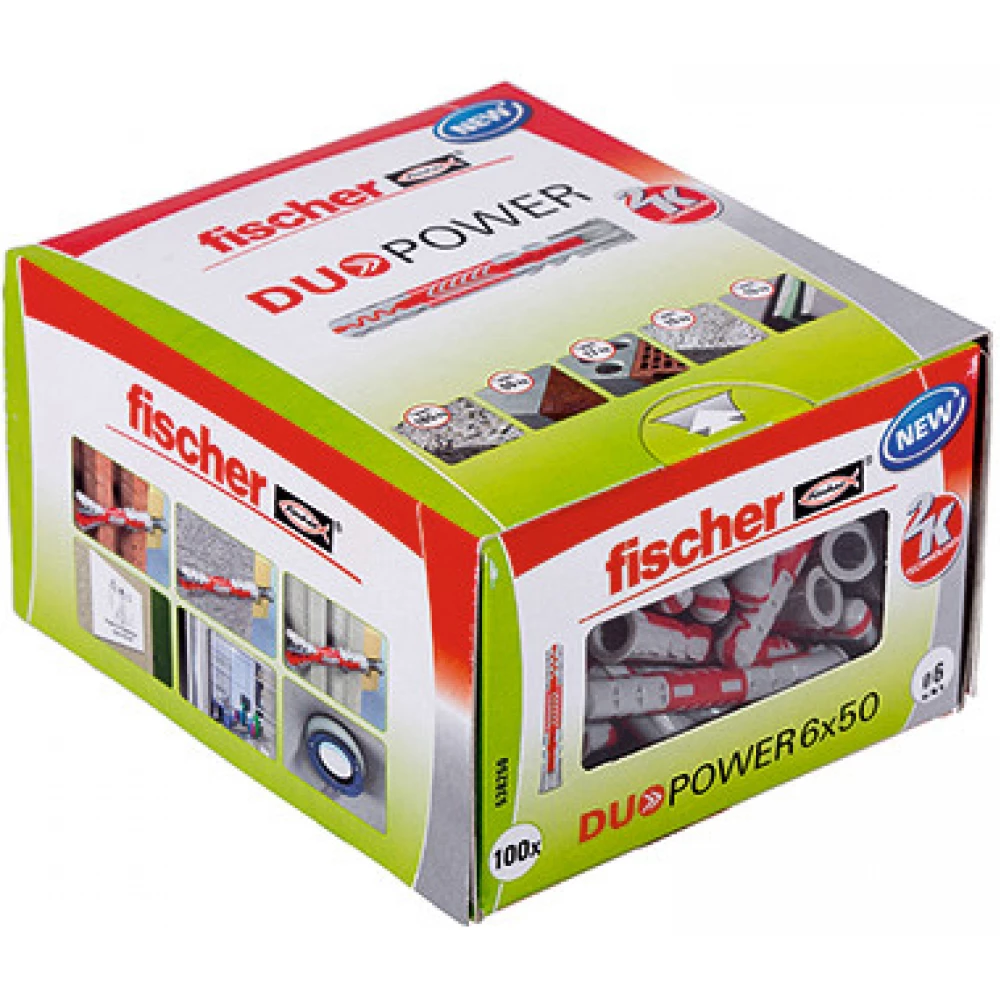 FISCHER DUOPOWER 6x50 LD Dübel (100 db-os)