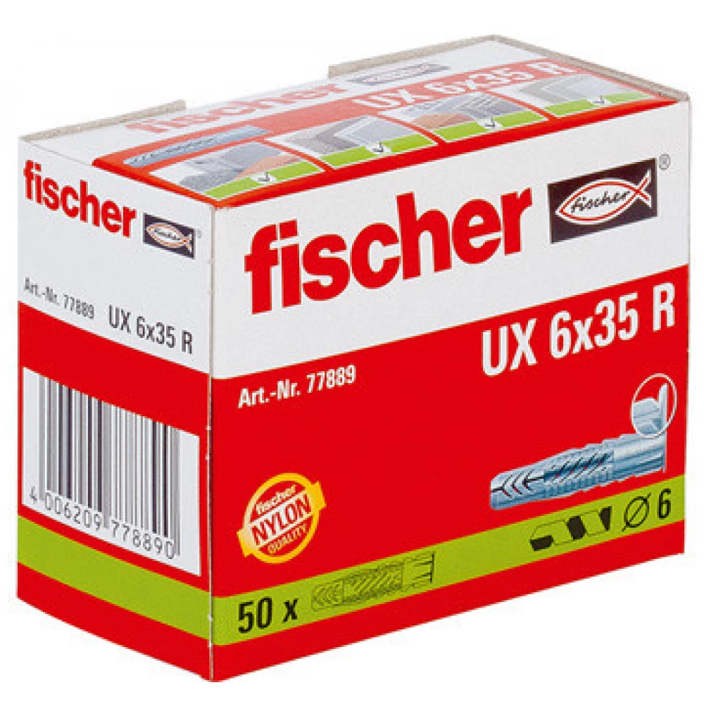FISCHER Universal UX 6x35 R dübel (50 db-os)