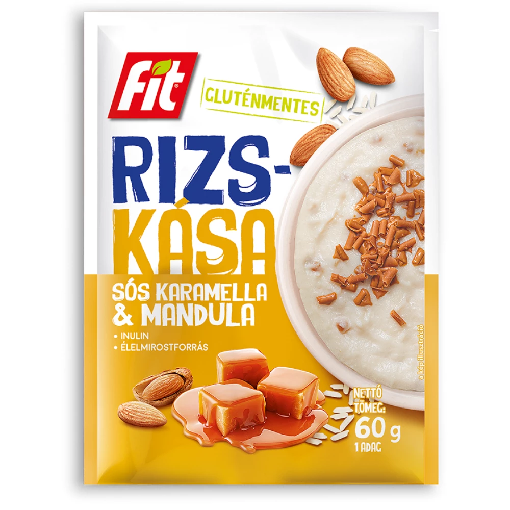 Fit rizskása mandulával sós karamell ízben 60 g