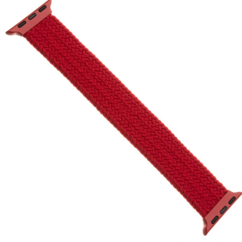 FIXED Elastic Nylon Strap for Apple Watch 38/40mm L méret piros