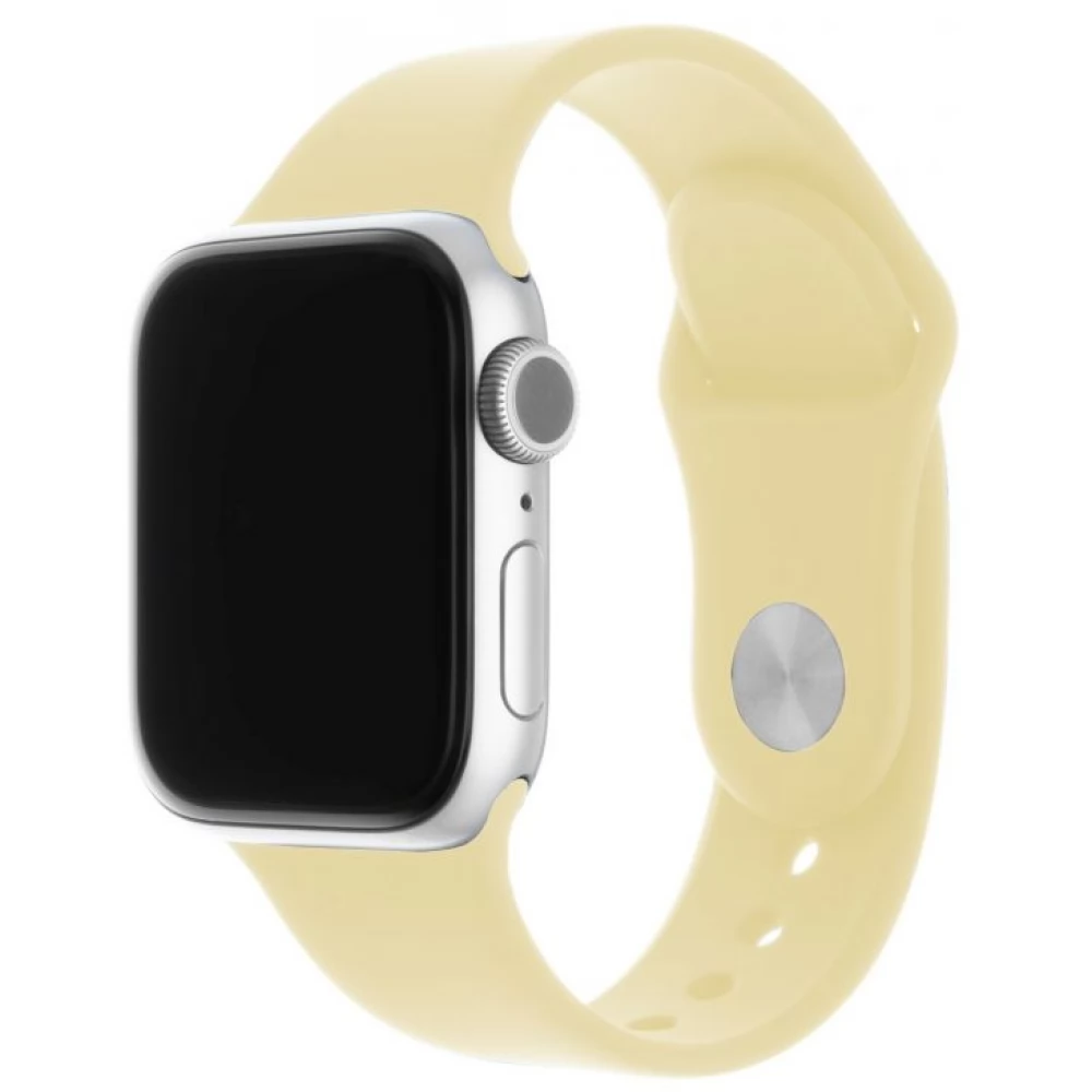 FIXED Elastic Silicone Strap for Apple Watch 38/40/41mm világossárga