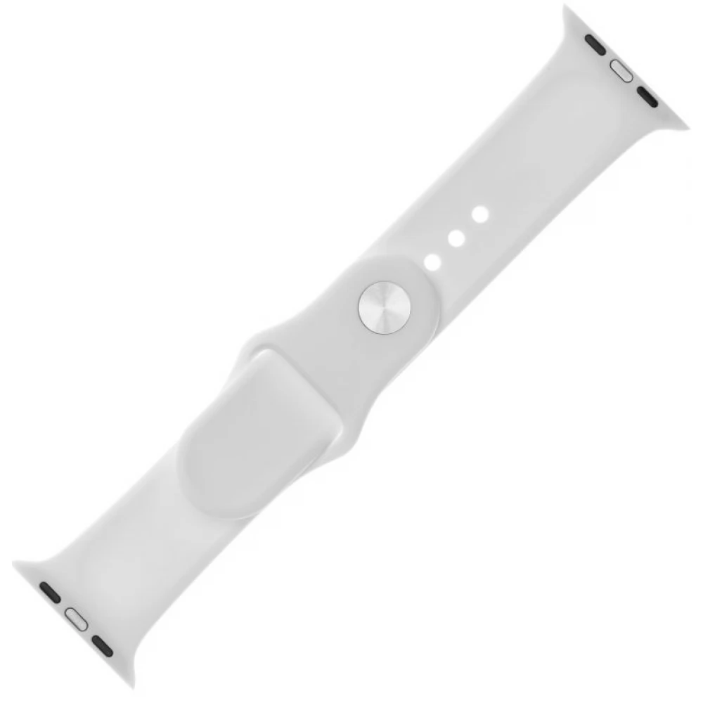 FIXED Elastic Silicone Strap for Apple Watch 42/44/45 mm fehér