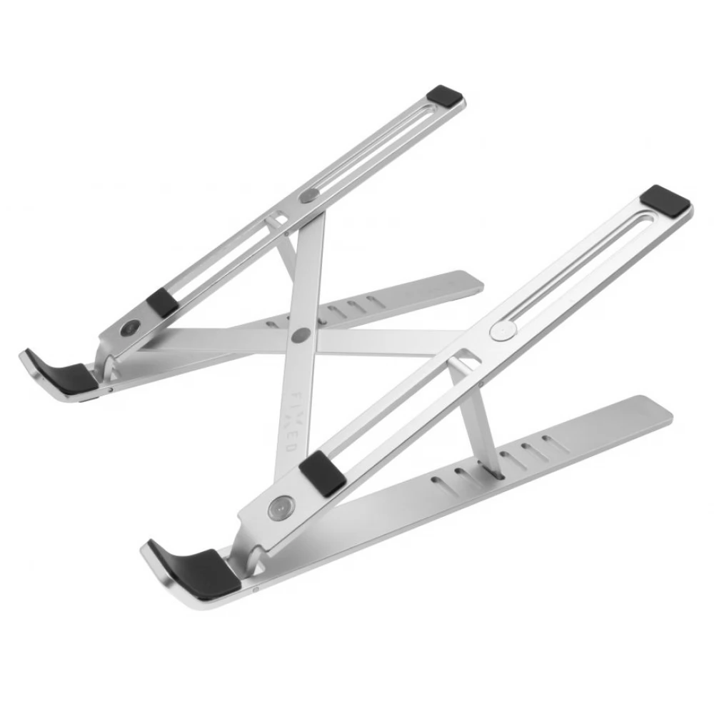 FIXED Frame Fold aluminum folding stand notebooks and tablets ezüst